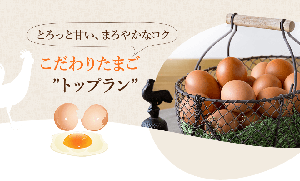 矢部養鶏場のトップラン 川越 桶川エリアのブランドたまご